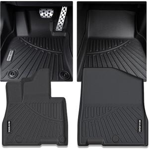 Front Floor Mats for KIA Carnival Gas 2026 2025 2024 2023 2022 (Not Hybrid) TPE All Weather Rubber Liners Waterproof Odorless Anti-Slip Car Front Liners - Fit LXLXSEXSXSX Prestige for Carnival