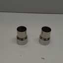 Vechkom 2.25" ID 2.5" OD Exhaust Reducer Adapter 304 Stainless Steel 2.25 Inch to 2.5 Inch 2.25" ID 2.5" OD kit 2PCS