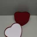 Oairse Heart Shaped Boxes for Flower Arrangements Red Heart Box for Flowers Set of 4 Nesting Gift Boxes with Clear Lids for Present, Bridesmaid, Proposal, Wedding, Birthday