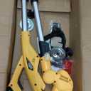 Cordless Weed Wacker & Edger for Dewalt 20V Battery, 3-in-1 Folding 150cm/59in Brushless Electric String Trimmer, Grass Cutter with 3 Types Blades for Lawn, Yard and Bush Trimming(No Battery)