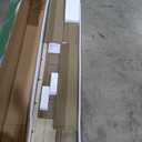 Patiowell 8 x 6 FT Plastic Outdoor Storage Shed with Floor, Resin Shed with Window and Lockable Door for Garden, Backyard, Tool Storage Use, Easy to Install in Brown (Kick-it Shed)