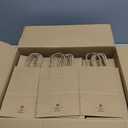BagDream 300Pcs Paper Bags 5.25x3x8 Small Brown Gift Bags with Handles Bulk, 1 Count