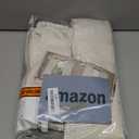 Memory Trained Pinch Pleated Curtains 90 Inches Long, Viral Linen Pinch Pleat Sheer Curtains with Ring Hooks&Clips for Track System Living Room, Beige Light Filtering Privacy Curtain 2 Panel Set