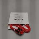 AGVEE 2 Pack 3.3ft USB-C to Mini USB Cable, Braided Durable Mini-B 5-Pin to Type-C Data Charging Charger OTG Cord for Hero 3+, PS3 Controller, Canon Nikon Camera, GPS, Blue Yeti, Red