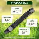 137-1999-03 Lawn Mower Blades Compatible with to ro Timer Cutt er SS 4200, 4225 and Ex Mark Quest 42" Deck Replaces for 137-1999, 2 Pack