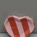 Valentine's Day Paper Plates Set 60 Count, Heart Shaped 9'' Disposable Plates, Valentines Party Galentine's Day Table Decorations Supplies