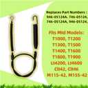 946-05124A 746-05124A Deck Engage Cable for MTD, Craftsman, Yard Machines, Yard-Man, Troy-Bilt Lawn Mower T1000, T1200, T1300, T1500, TB42, TB46, 946-05124, 746-05124