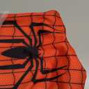 Women's One-Piece High Cut Superhero Cosplay Leotard Bodysuit Teddy Swimsuit Set (Red, One Size)