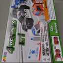 JOYIN 4 Packs Emergency Vehicle Toy Playsets, Friction Powered Vehicles with Light and Sound, Including Fire Truck, Ambulance, Play Police Car and Helicopter, Toddler Kids Boys Gifts