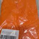 3 Piece Window Curtain Set, 100% Cotton, 2 Tiers 26x36 Inch & 1 Valance 54x18 Inch, Semi Sheer, Rod Pocket, Short Curtains for Kitchen, Café, Living Room, Bathroom, Bedroom, Orange