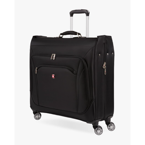 SwissGear 7895 Premium Rolling Garment Bag, Black, 24" Spinner Edition