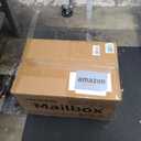 Mailbox,with Mounting Post, 4 Keys,Mailboxes for Outside,Locking Mailbox,Large,Black,Metal Mail Box,Heavy Duty