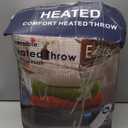 Heated Blanket Electric Throw, 50"X60" Heating Blanket Waffle with 12 Heat Levels, Fast Heating Blanket with 1-12H Timer, Overheat Protection with ETL & FCC for Bed Home Office Sofa, Light Gray