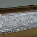 SUNALLY Room Divider Curtain Rod 4-10ft(H) 28-70in(W) Room Separator, White