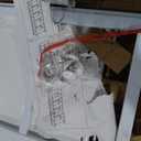 BHG Vintage Multifunctional Folding Bookshelf, No-Assembly Plant Stand Storage Rack Shelves for Home Office (All White, 5-Tier)