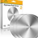 3 Pack Espresso Puck Screen for Breville Espresso Machine Ninja Cafe Luxe, 316 Stainless Steel 0.2mm Ultra-Thin Portafilter Filter Screen, 53.3mm