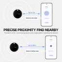 MiTag Bluetooth Tracker for Android, Works with Google Find Hub (Find My Device), Smart Tracking Tag, Item Finder for Keys, Wallet, Luggage, Pets, Bags, IP67 Waterproof (4 Packs)