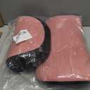 FLORICH Lumbar Support with Car headrest Back Pillow for Chair Headrest Pillow with Gel Memory Foam Massage Point Memory Foam Back Pillow for Office Chair(Pink), 2pc-1