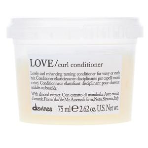 Davines LOVE Curl Conditioner, Enhance and Control Curly and Wavy Hair, Weightless Volume and Softness (75 ml)