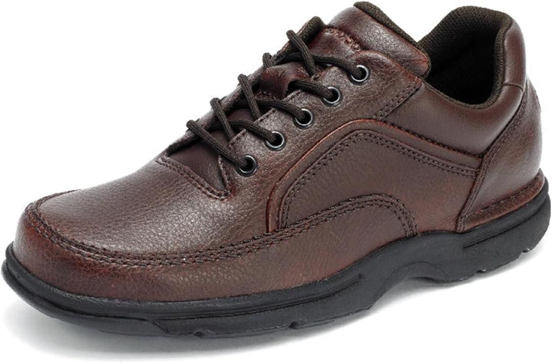 Rockport Men's Eureka Walking Shoe (8.5 Wide, Brown)