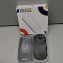 maxtek Dry Erase Eraser, Magnetic White Board Erasers - 2 Pack, Glass Whiteboard Eraser for Office and School Supplies (Gray)