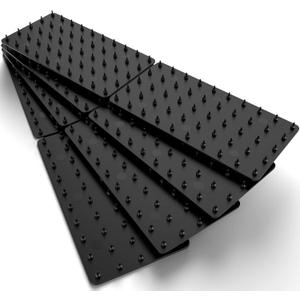 Medipaq Greatideas Non-Slip Mat and Rug Grippers - Stop Your Mats and Rugs from Slipping and Sliding! Black 4X Pack