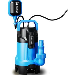 FOTING 2025Upgraded Automatic Sump Pump, 1.5HP 6300GPH Sweage Pump for Basement & Pool Draining, Submersible Water Pump with Float Switch, Sealed Thermoplastic for Puddle Pool Tub Pond