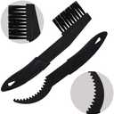 2 x Durable Motorcycle & Bike Chain & Gears Maintenance Cleaning Brush Cleaner Tools - (Blue)