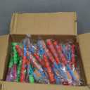 100 Pack Kids Toothbrush Soft bristles Toddler Lovely Toothbrush with Suction Cup Bulk, Includes Travel Covers, Individually Wrapped Toothbrushes for Kid Home School Daycare Camp, (Candy)