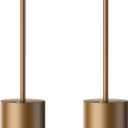 SAKRINGT Pack of 2 Cordless Table Lamp Rechargeable,5000mAh Battery Powered Table Light, Dimming Portable LED Desk Lamp for Patio/Restaurant/Outdoor (Titanium)