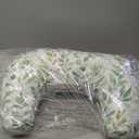 Boppy Nursing Pillow - Firm, Ergonomic U-Shaped Bottle and Breastfeeding Pillow with High Lift for Comfort and Support, Spacious Surface - Green Sage Leaf