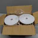 Giegxin 2 Pcs Wood Christmas Bead Garland 66 Feet in Total Rustic White Farmhouse Country Decor for Christmas Tree Tier Tray Wooden Wall Hanging Beaded Garland for Xmas Holiday Favors Supplies