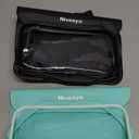 Niveaya IP68 Waterproof Fanny Pack - 2 Pack, Floating Dry Bag Pouch, Phone Waterproof Waist Pouch Dry Bag, Beach, Kayaking, Swimming, Boat Essentials, for iPhone 16/15/14/13/12 Pro Max up to 9.5" (Black&Green)