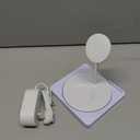 Belkin MagSafe 2-in-1 Wireless Charging Stand for Apple iPhone 16, iPhone 15, iPhone 14, & iPhone 13 Series & AirPods - MagSafe Fast Charging Station for Multiple Devices - White