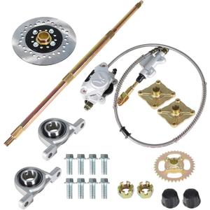 32in Go Kart ATV Live Rear Axle Kit Replacement for Go Kart ATV Quad and Drift Trikes