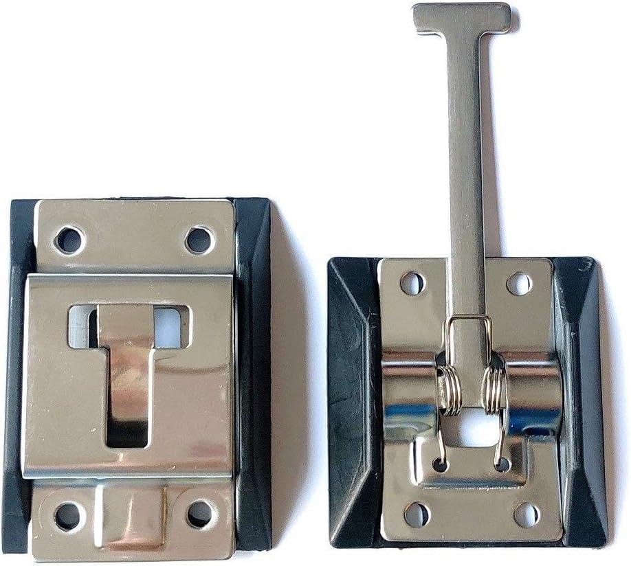 RV Door Holder Polished Stainless Steel T-Style Entry Door Catch for Camper Trailer Motorhome 1 Pack