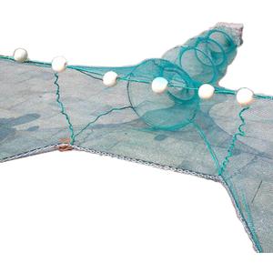 Crab Trap Shrimp Trap Shrimp Net Fish Trap Lobster Trap Minnow Trap Collapsible Portable Net Crab Net Large Inlet with Float and Heavy Duty Chain for Catching Crabs Lobsters Fish (8M)