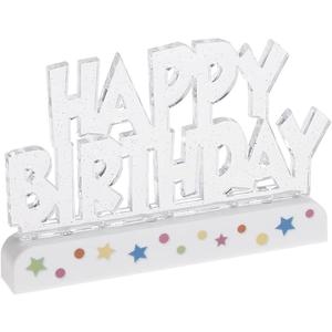 Unique Party Led Cake Topper Happy Birthday Pack of 2