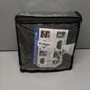 ULTICOR Squared Jacquard Design Extra Wide 75" - 100", Reclining 2 Seater Sofa, Extra Wide 6-Piece Reclining LoveSeat Slipcover, Reclining Sofa Covers, Thick, Soft, Washable (Dark Grey)