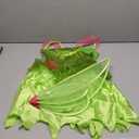 Spooktacular Creations Fairy Costume for Girls, Toddlers Green Fairy Costume Dress, Fairy Tutu Dress for Kids Halloween Party, 8-10 yrs, M Size