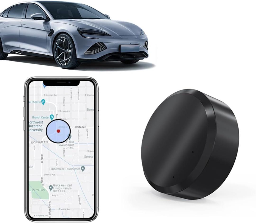 Mini GPS Tracker for Vehicles: Tracker Device for Vehicles No Subscription No Monthly Fee GPS Tracker for Car Kids Dogs Trucks Magnetic GPS Tracking Device Portable Real-Time Tracking