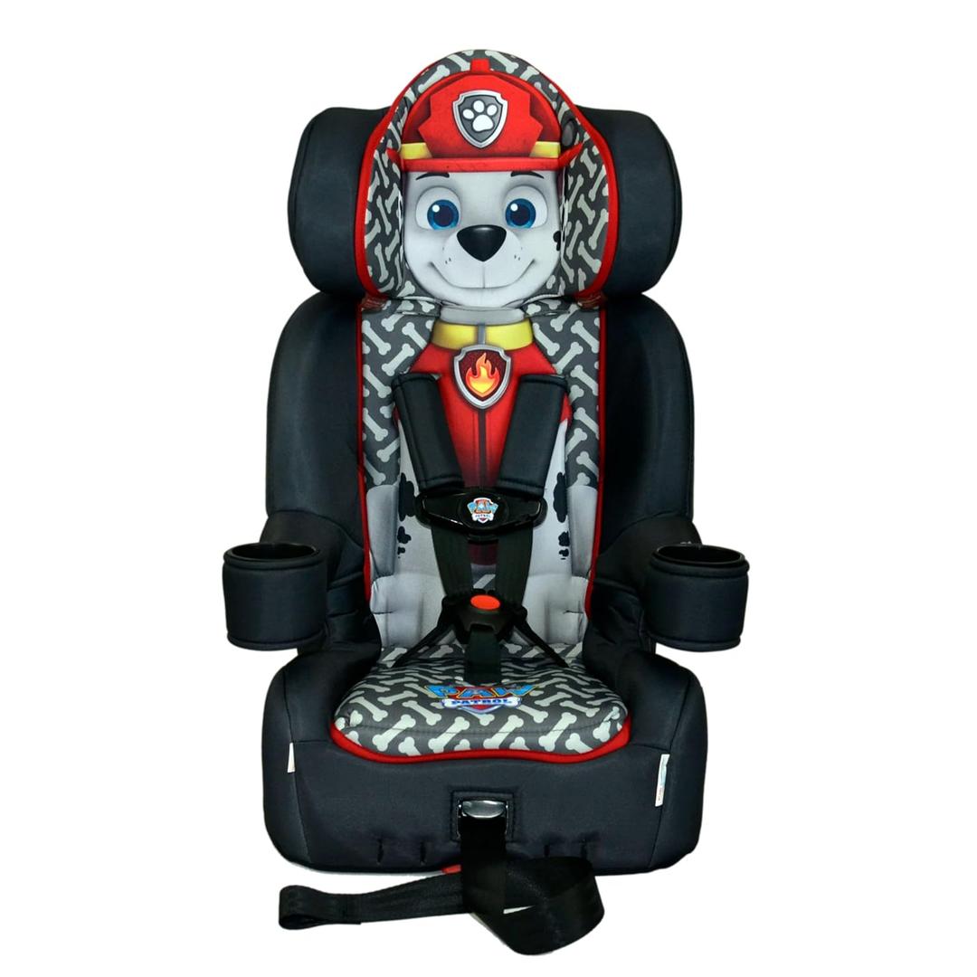 KidsEmbrace 2-in-1 Car Seat | Forward-Facing Harness (26.5–65 lbs) & Booster Mode (40–100 lbs) | Latch | Premium Fit with Multi-Position Headrest, Harness & Recline – Nickelodeon PAW Patrol Marshall, EXP: 05/2035