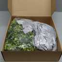 Yinkin 16 Pcs Christmas Door Cabinet Bows with Wreaths Set 10 Large Cabinet Bows 6 Mini Hanging Garlands Front Christmas Door Decorations Xmas Hanging Ornaments for Party Supplies(Silver)