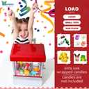 Bundaloo Claw Machine Arcade Game with Sound, Cool Fun Mini Candy Grabber Prize Dispenser Vending Toy for Kids, Boys & Girls