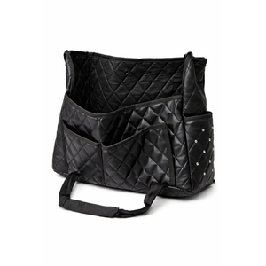 Car Purse Holder Between Seats, Leather Auto Front Seat Handbag Organizer Pocket, Large Capacity Car Net Pocket Handbag Holder, Backseat Barrier Storage Bag Fits for Car, Truck, SUV