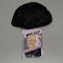 Rofa Beauty Pixie Cut Curly Wigs for Black Women Short Layered Pixie Cut Human Hair Wigs With Bangs None Lace Front Wig 1B Color