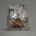 Amazon Essentials womens Casual Strappy Sandal (10, Silver)