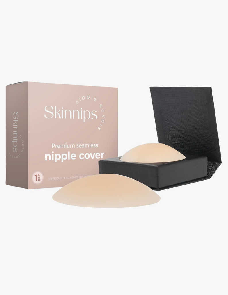 Nipple Covers – Reusable Silicone Pasties, Invisible Under Clothing, Hypoallergenic Adhesive, Seamless & Comfortable