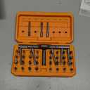 ORIA Screwdriver Kit, 42 in 1 Ratchet Screwdriver Set, Magnetic Precision Repair Tool Kit with DIY Rotatable Handle, 40 PCS Bits for Home Appliances, Bicycle Repair (Orange)