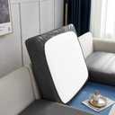 8 Pcs Back Sofa Cover Soothing Home Sofa Covers Couchs Slipcover Stretch Sectional Couch Covers Sofa Hero Covers for Couch Couch Cover for Dogs Washable (Gray,Back Cover) 2 Pcs 81"x44", 4 Pcs 28"x18", 2 Pcs 25"x23"